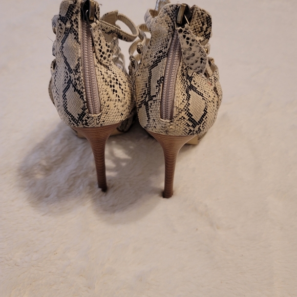 Steve Madden Candi snake skin cage heels - Picture 11 of 11